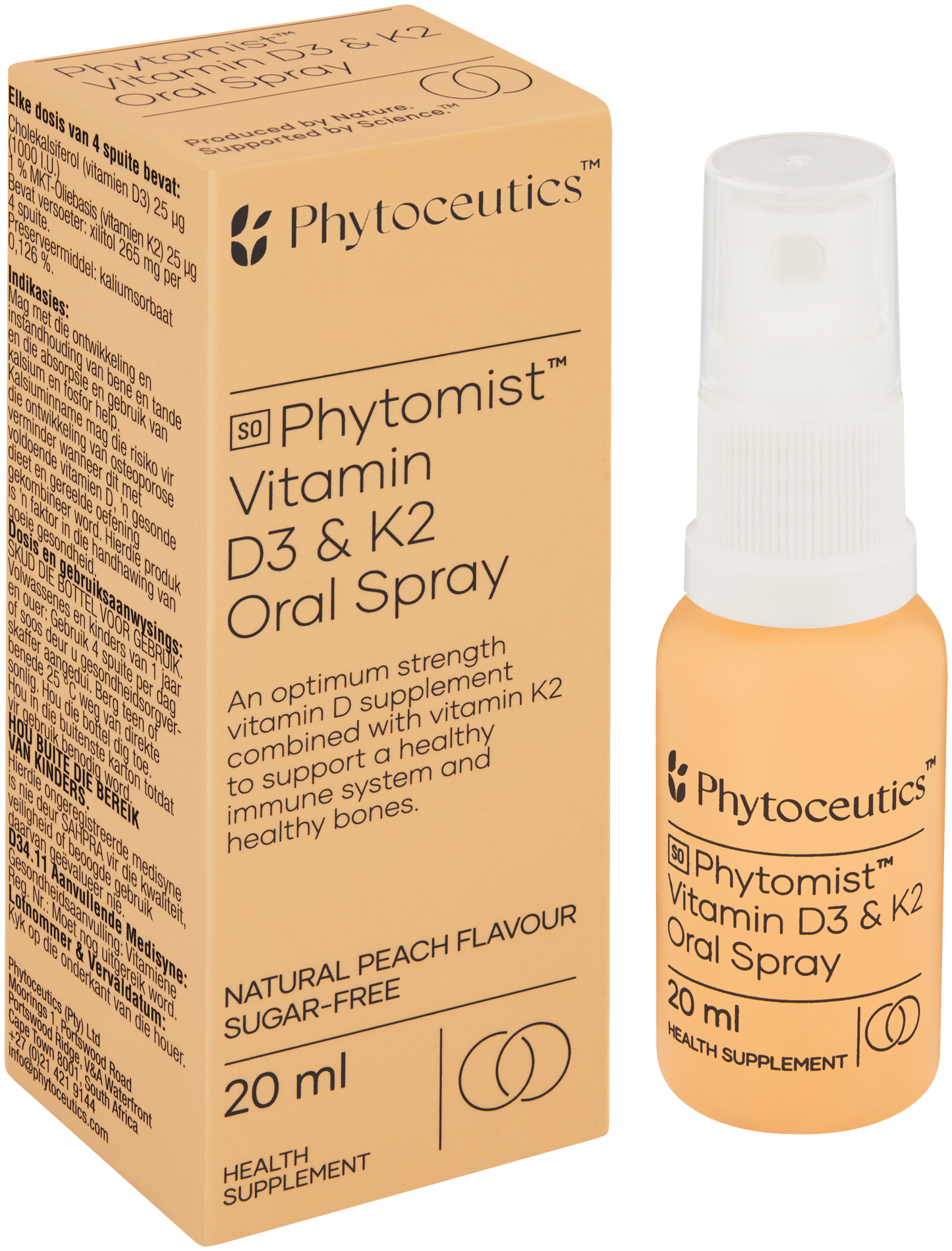 Phytomist® Vitamin D3 + K2 Oral Spray 20ml | Phytoceutics