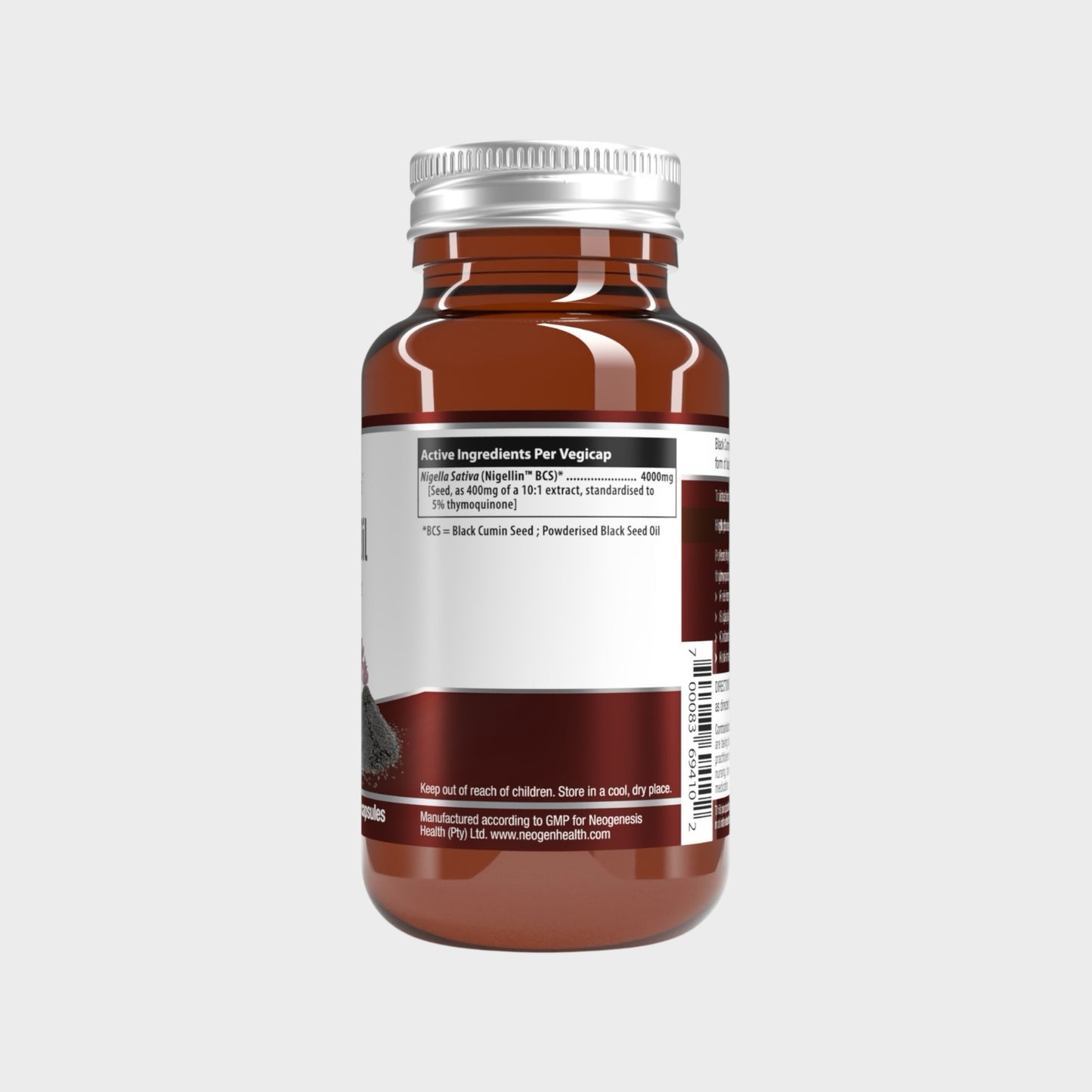 Black Seed Oil Extract Capsules (2500mg) 30s | Neogenesis Health