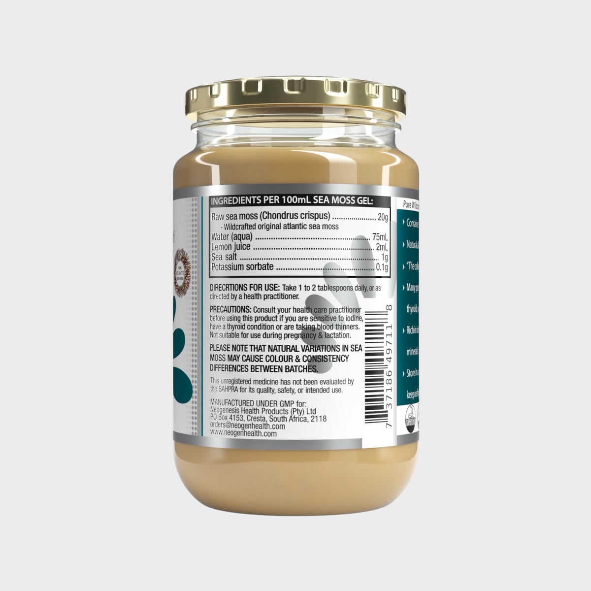 Sea Moss Gel 375ml | Neogenesis Health