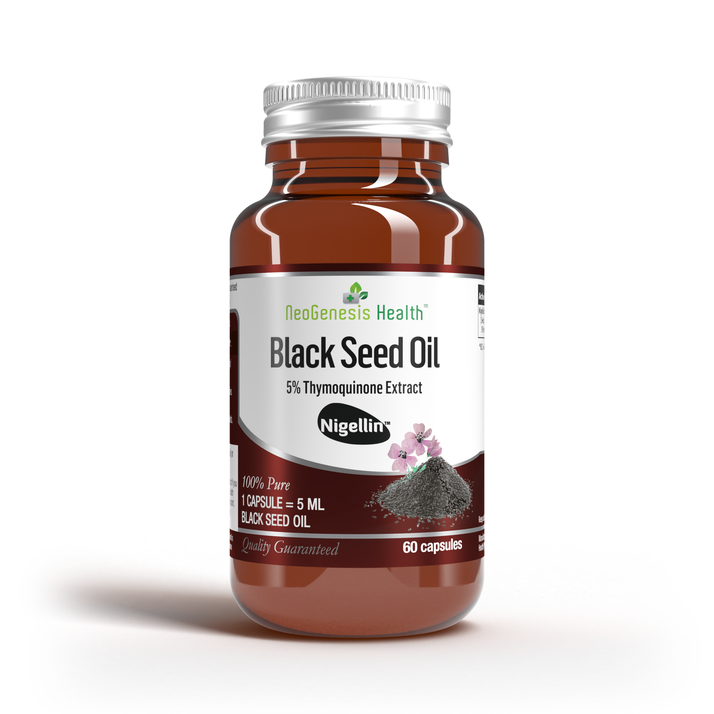 Black Seed Oil Extract Capsules (2500mg) 30s | Neogenesis Health