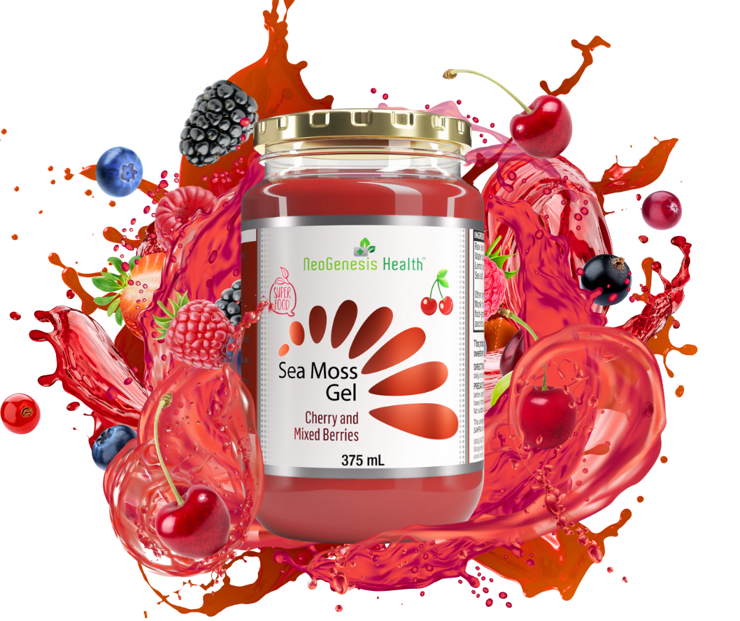 Sea moss gel Cherry and mixed berries 375ml | Neogenesis Health