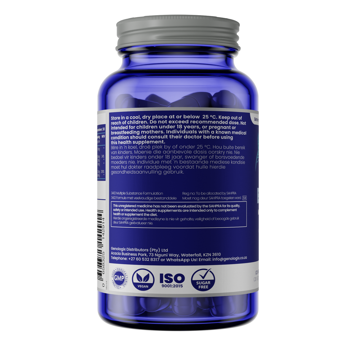 Magnesium Biglycinate + Magnesium Taurate | BodyMag 120s | Genologix