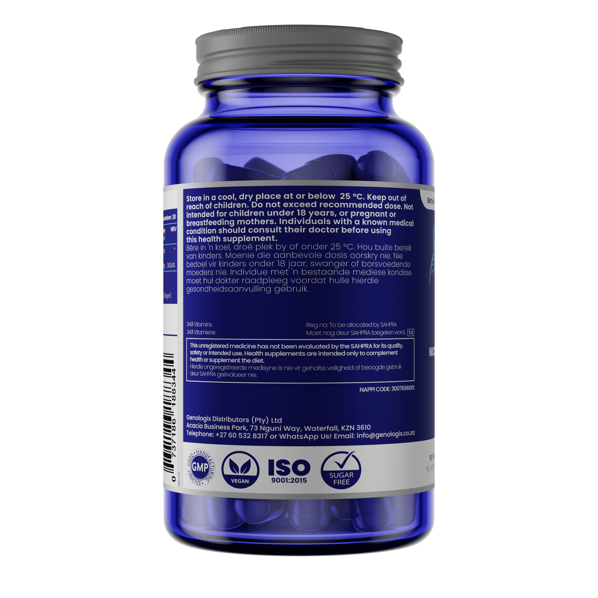 NMN (Nicotinamide Mononucleotide) 1000mg 90s | Genologix