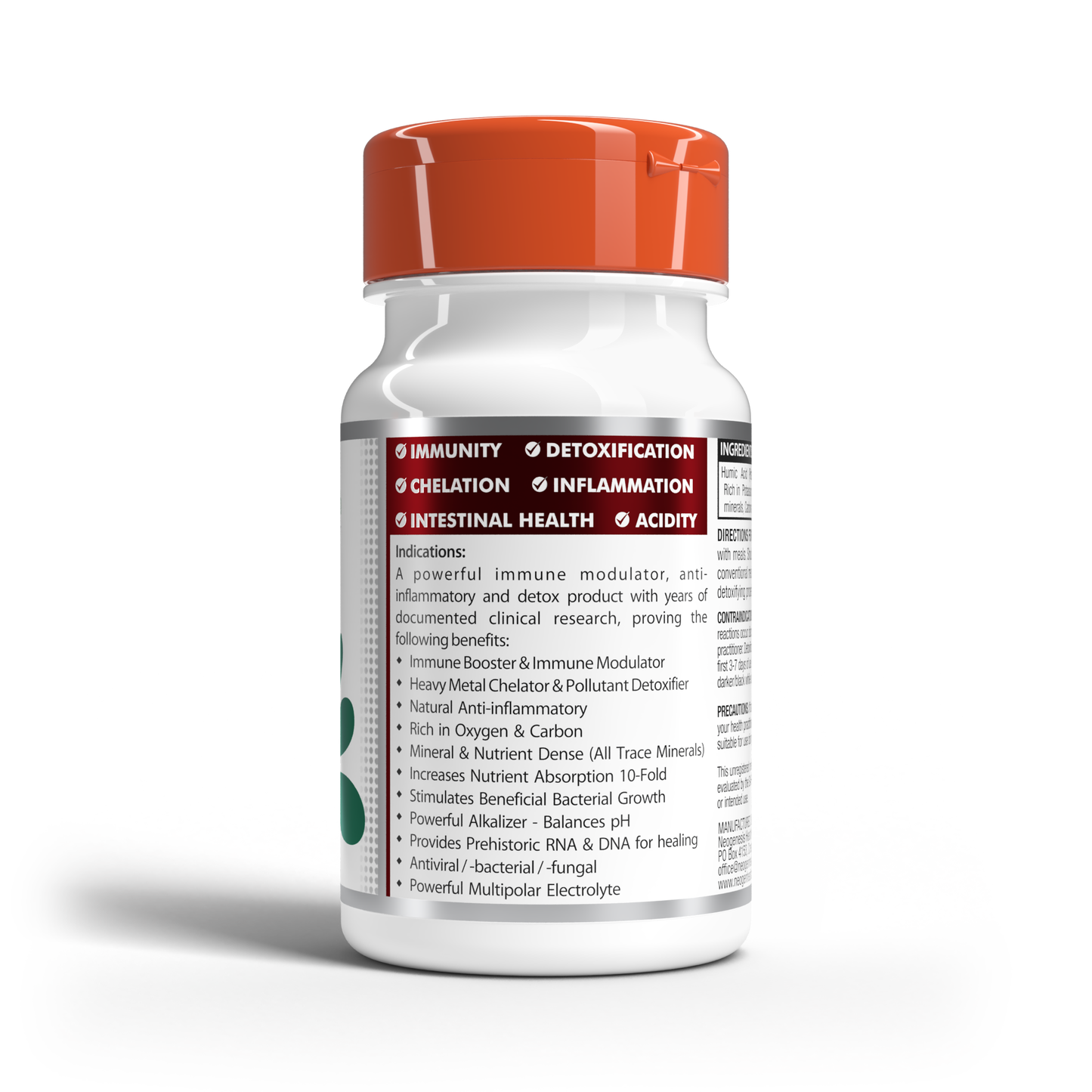 Humicaps | Potassium Humate (Fulvic + Humic acid) 120s | Neogenesis Health