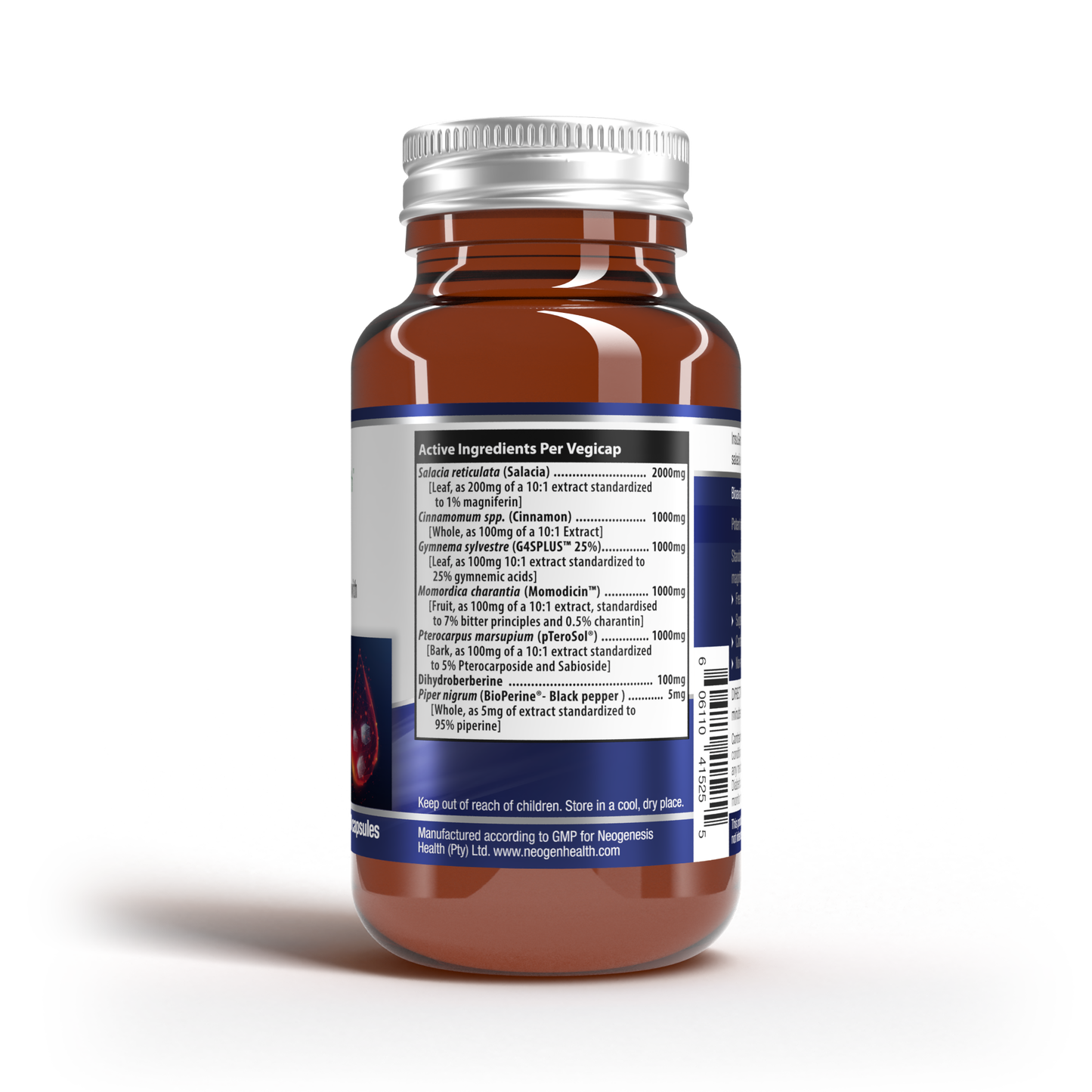 INSUGEN | 600mg Berberine + 200mg Gymnema, Pterostilbene, Banaba Leaf 60s | Neogenesis Health