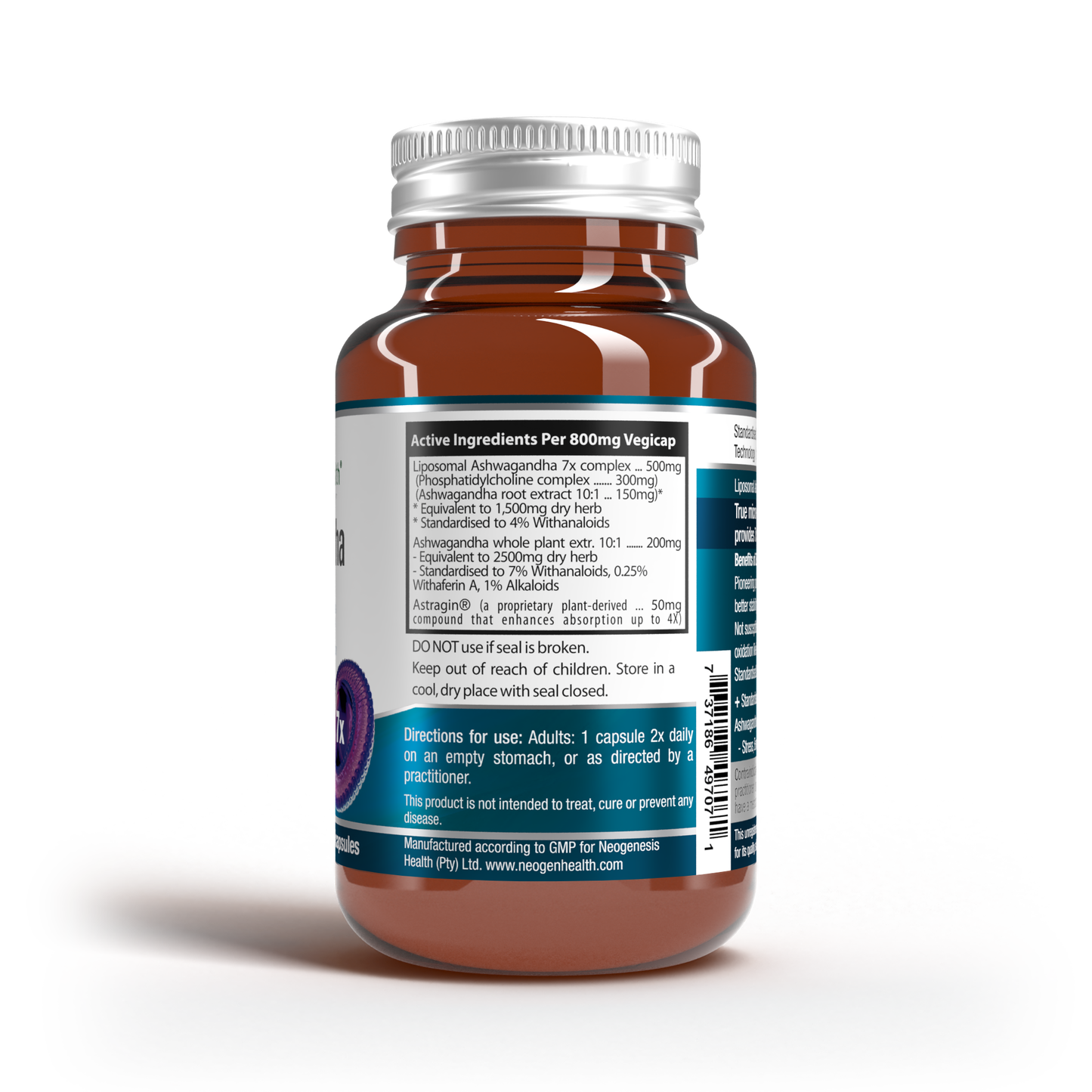 Lipo-gandha | Liposomal Ashwagandha 7x strength 30s | Neogenesis Health