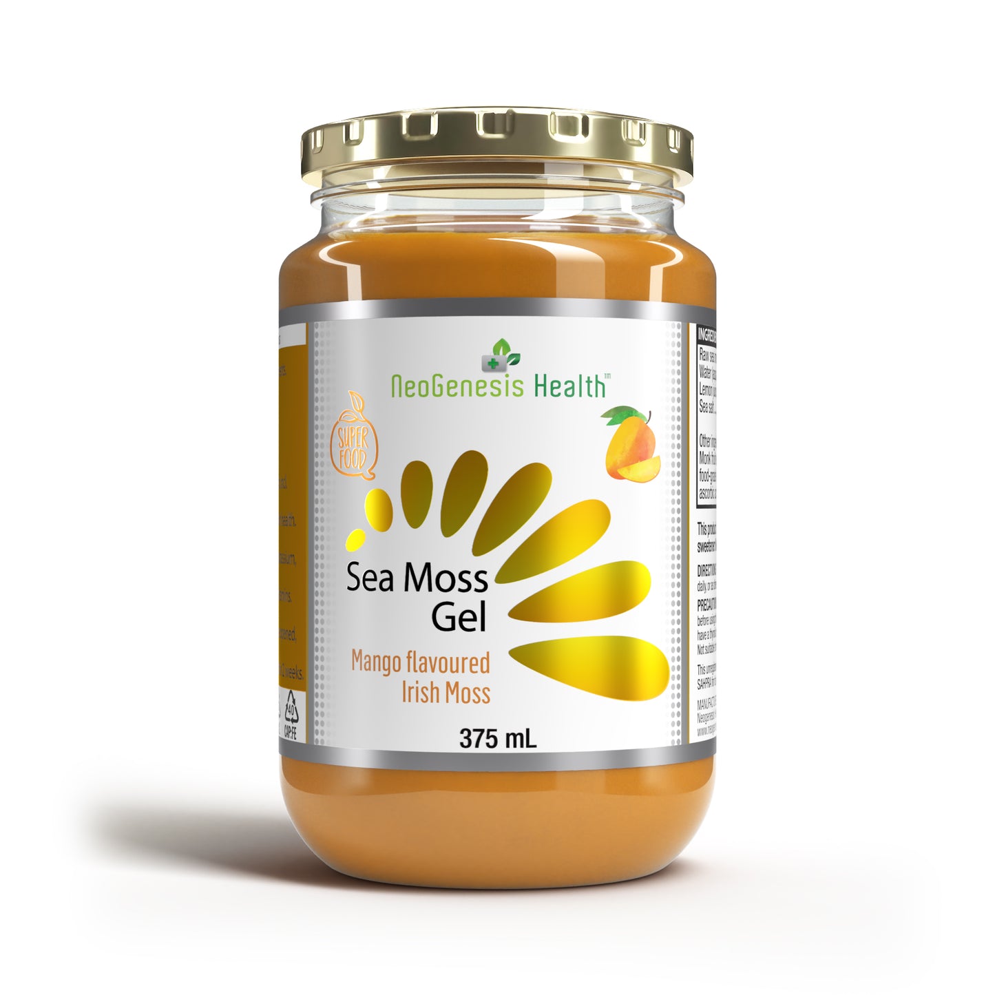 Sea Moss Gel Mango 375ml | Neogenesis Health