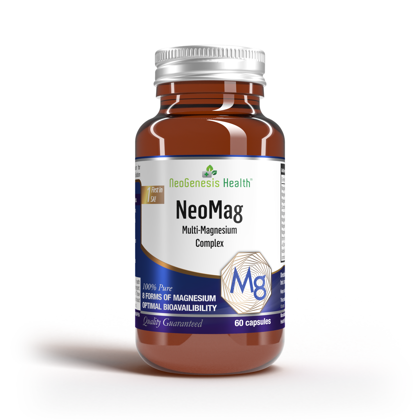 Neomag | 8x Magnesium Complex | Acetyltaurate + Threonate + Glycinate + Malate 60s | Neogenesis Health