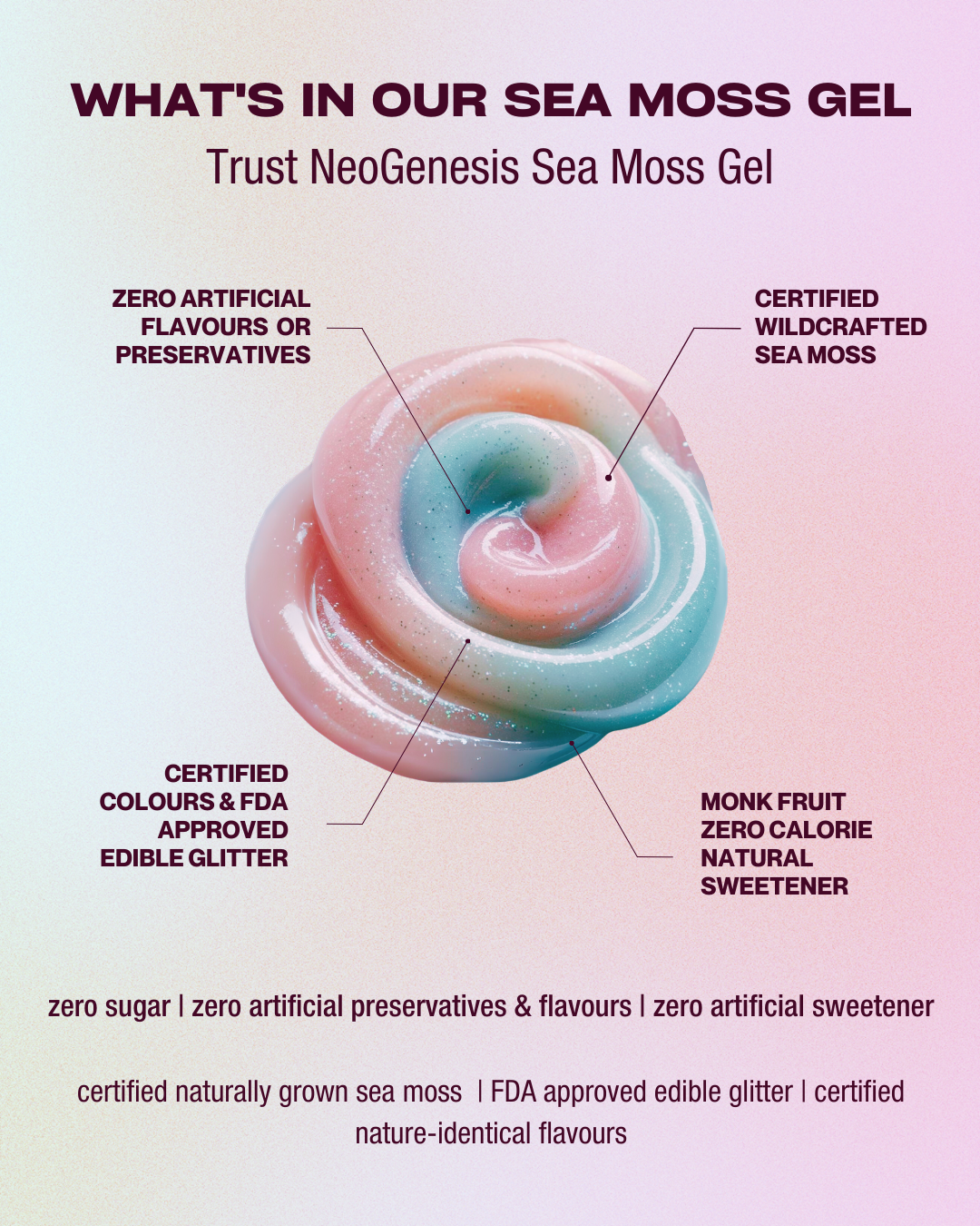 Sea Moss Gel Mango 375ml | Neogenesis Health