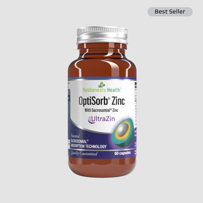 OptiSorb Zinc Patented Sucrosomial Zinc+Copper+Selenium Gut-Friendly 60s | Neogenesis Health