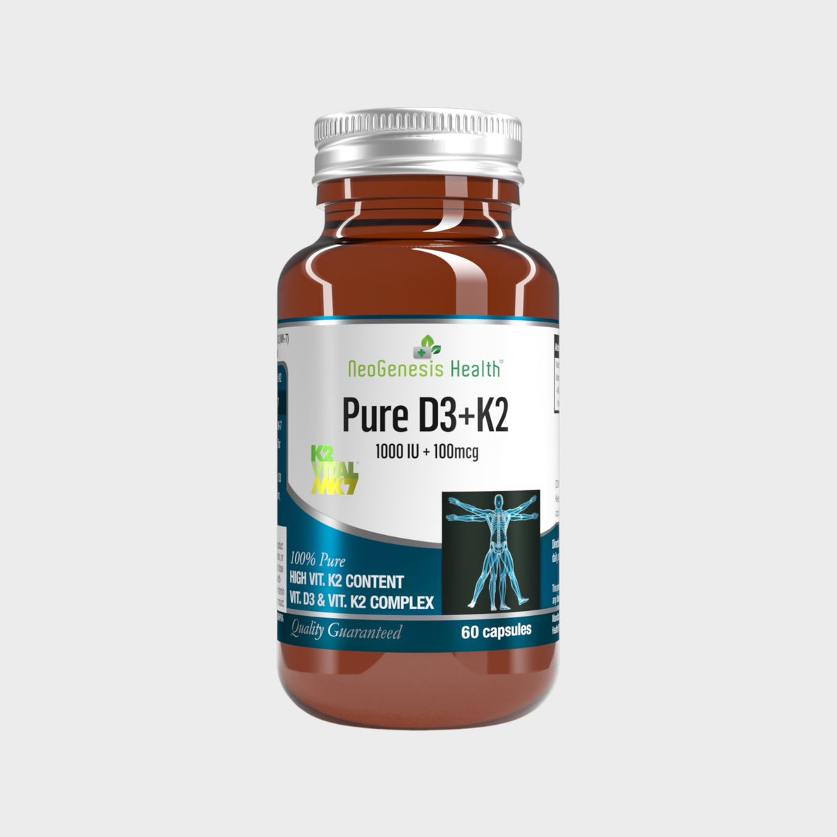Pure D3 + K2 60s | Neogenesis Health