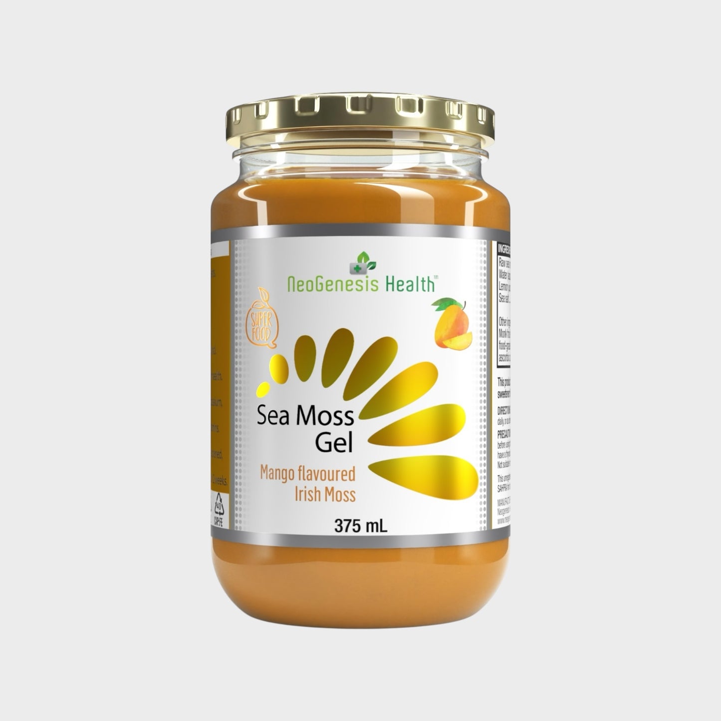 Sea Moss Gel Mango 375ml | Neogenesis Health