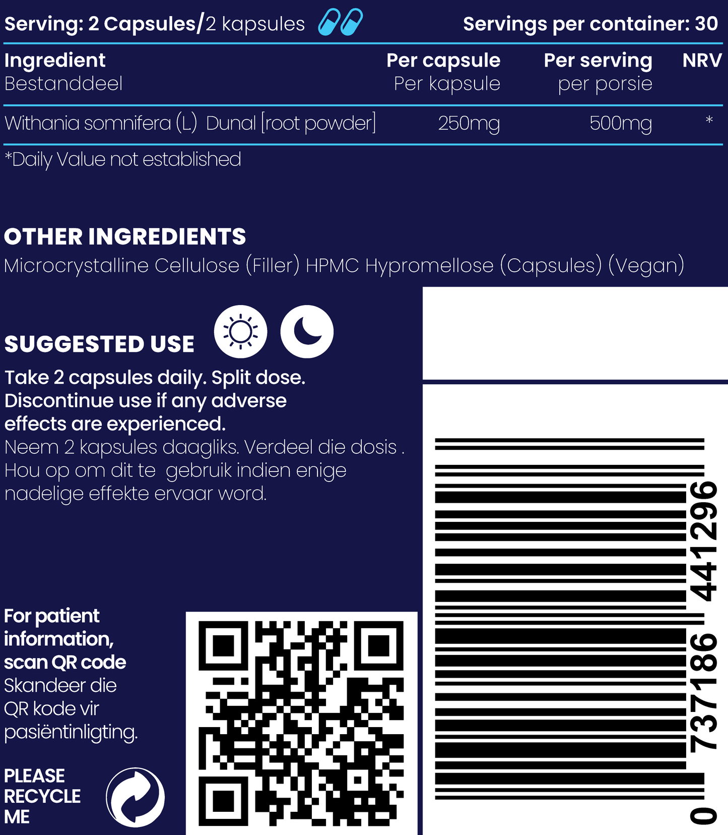 Ashwagandha 60s | Genologix