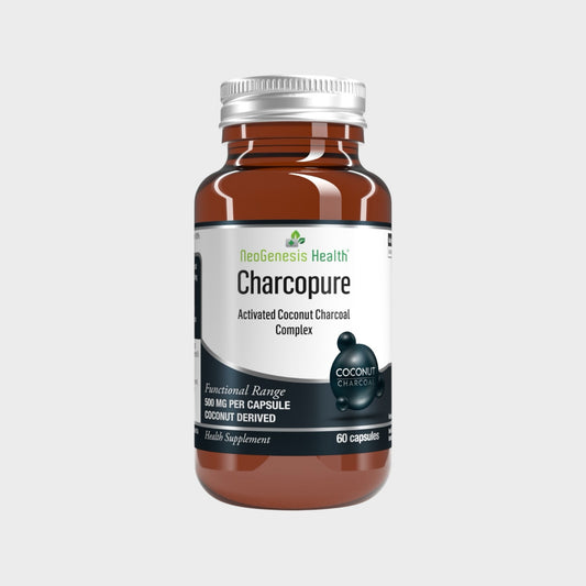 CharcoPure | 500mg High-Activity Detox Complex | Sustainably Sourced 60s | Neogenesis Health