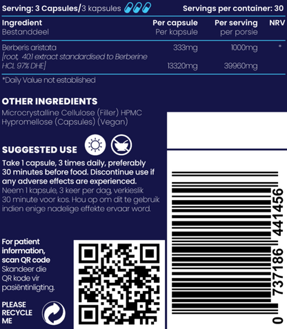 Berberine 90s | Genologix