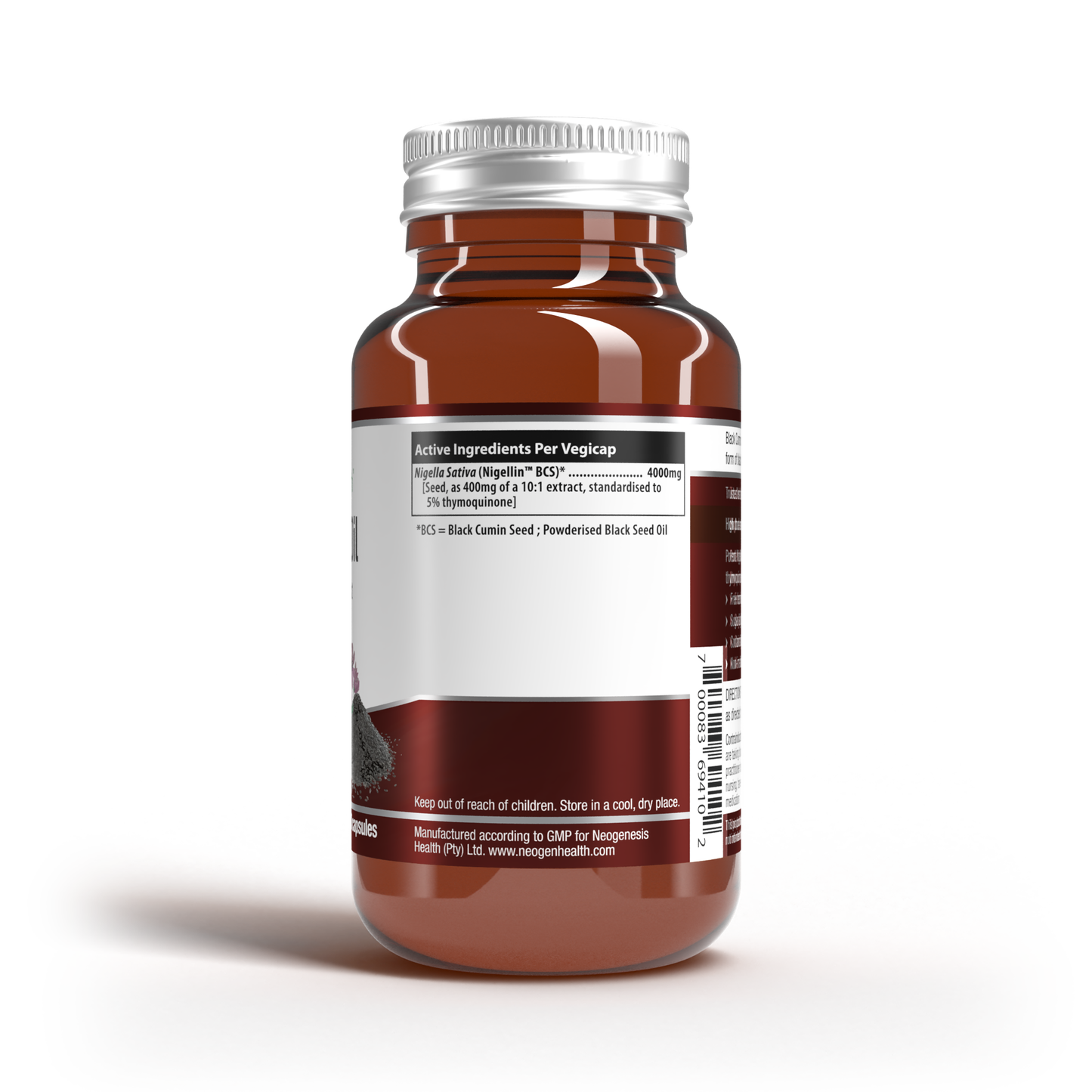 Black Seed Oil Extract Capsules (2500mg) 30s | Neogenesis Health
