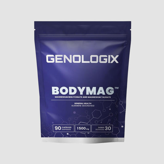 Magnesium Biglycinate + Magnesium Taurate  | BodyMag 90s | Genologix
