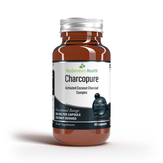 CharcoPure | 500mg High-Activity Detox Complex | Sustainably Sourced 60s | Neogenesis Health