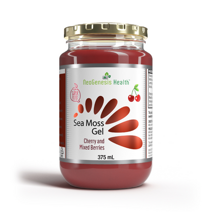 Sea moss gel Cherry and mixed berries 375ml | Neogenesis Health