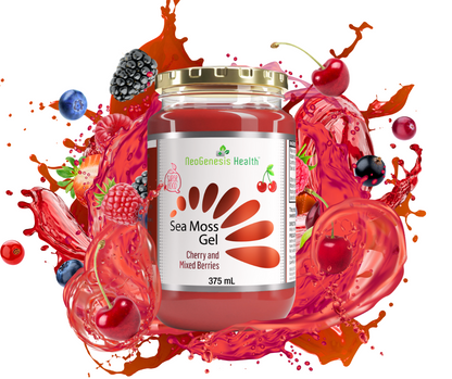 Sea moss gel Cherry and mixed berries 375ml | Neogenesis Health