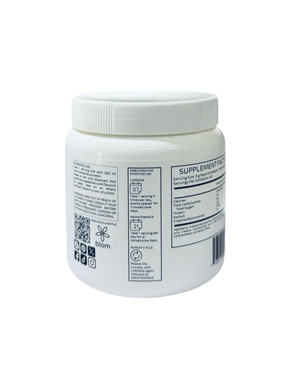 Creatine Monohydrate 60 Servings | blom LIFE