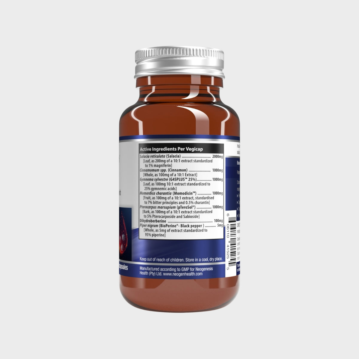 INSUGEN | 600mg Berberine + 200mg Gymnema, Pterostilbene, Banaba Leaf 60s | Neogenesis Health