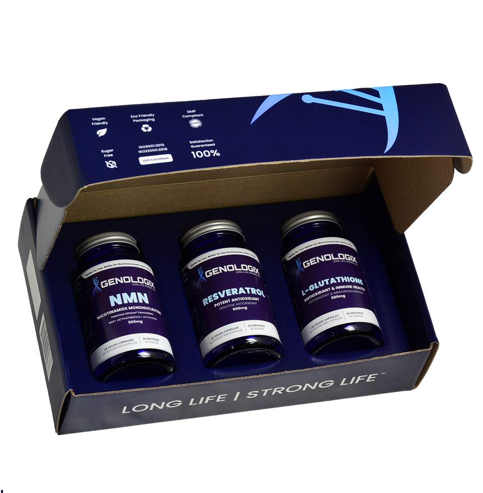 Eternity Longevity Wellness Goal Bundle (30 servings) | Genologix