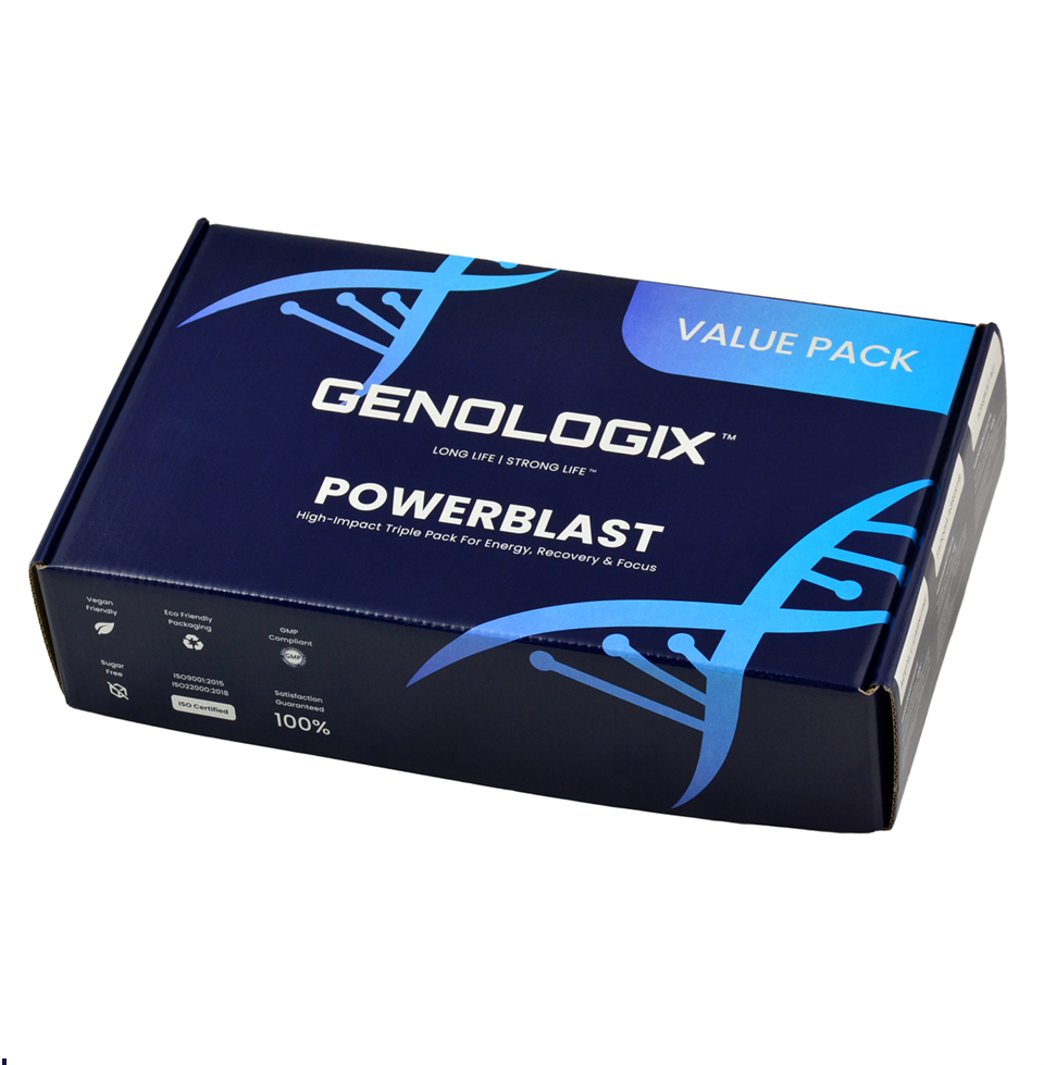 Power Blast Wellness Goal Bundle (30 Servings) | Genologix
