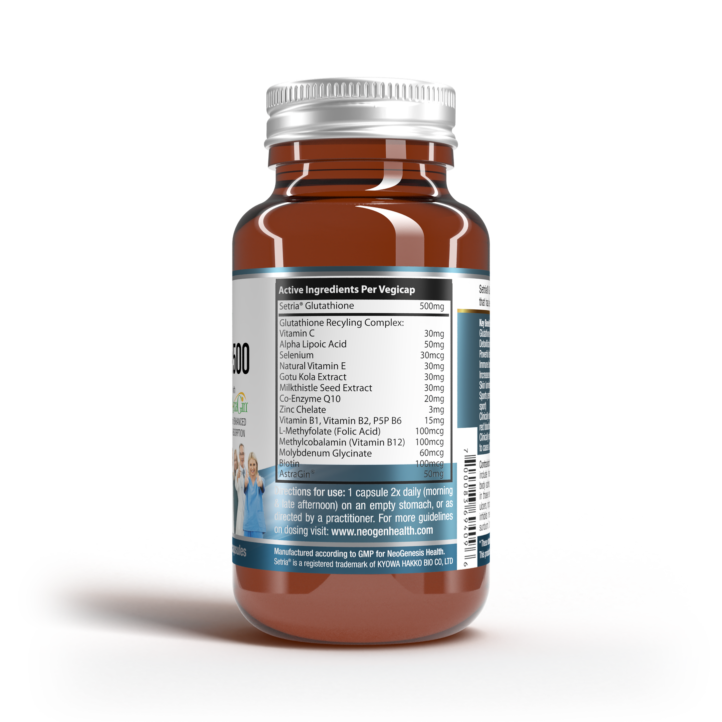Glutathione 500 30s | Neogenesis Health
