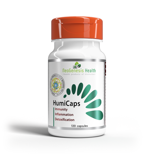 Neogenesis Health Humicaps - Potassium Humate (Fulvic + Humic acid) 120s