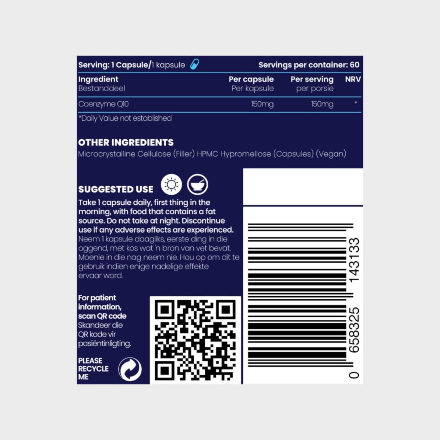 CoQ-10 150mg 60s | Genologix