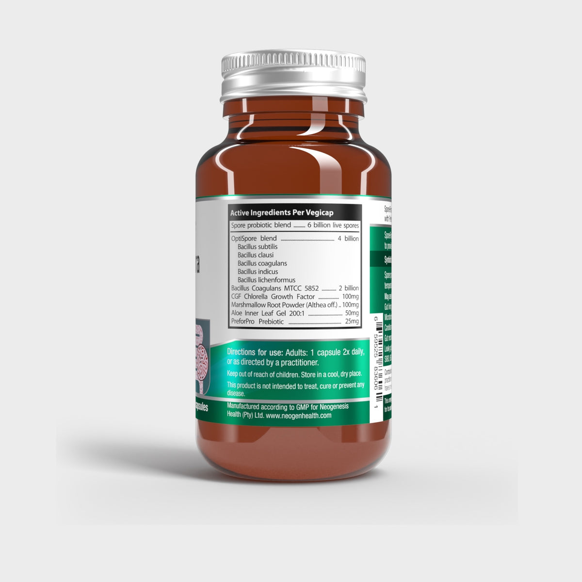 SporeFlora | 12 Billion Spore Probiotic | Gut Health 60s | Neogenesis Health