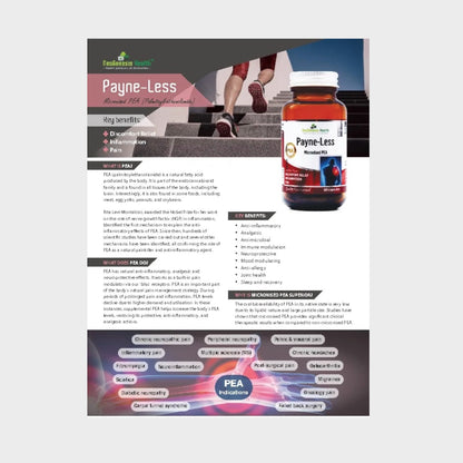 Payne-less - Patented micronised PEA (Palmitoylethanolamide) 60s | Neogenesis Health