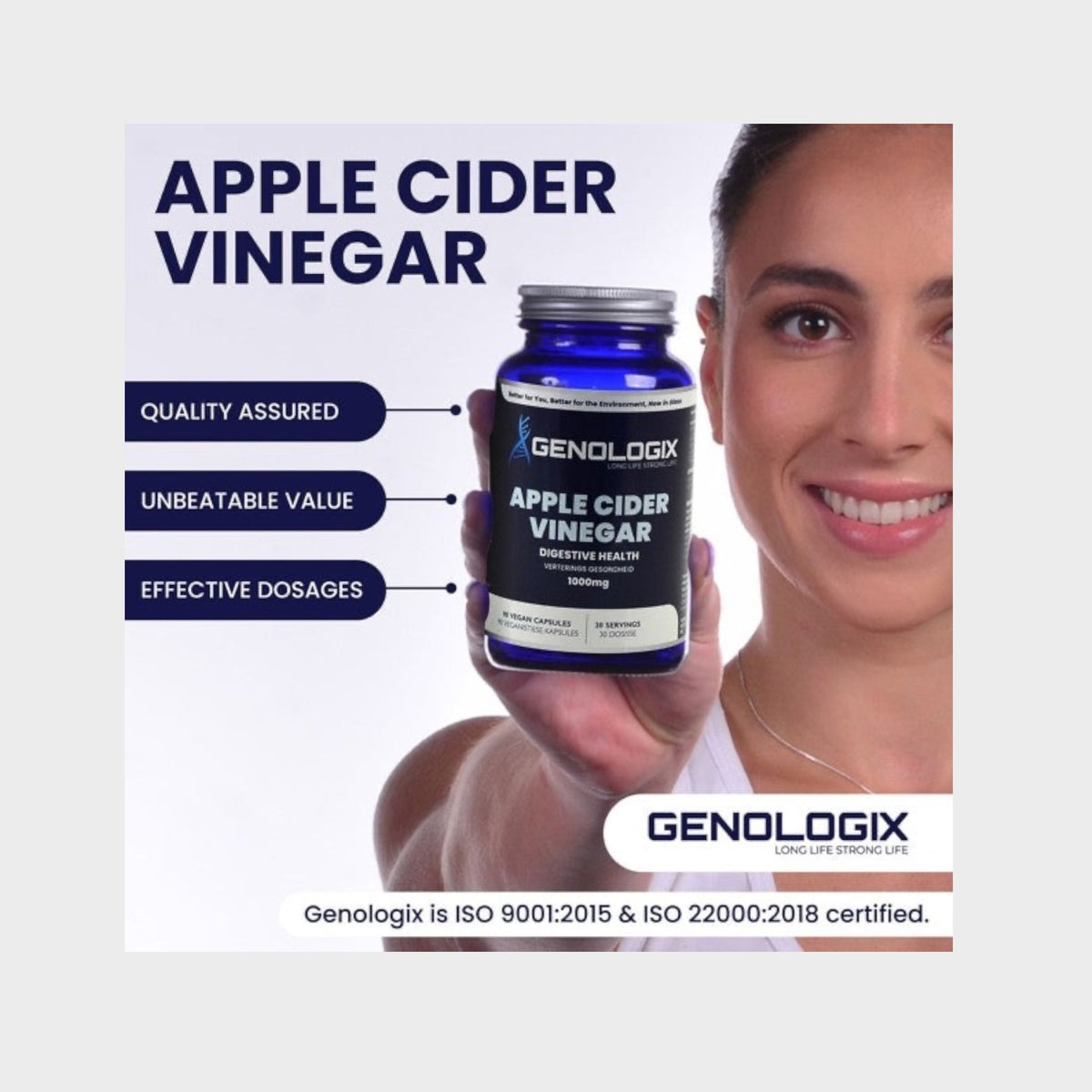 Apple Cider Vinegar 90s | Genologix