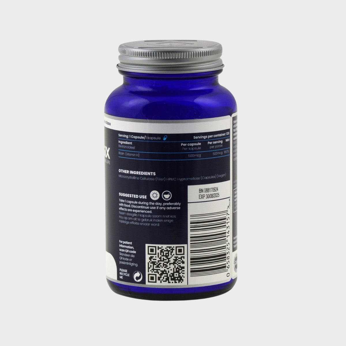 Biotin (Vitamin B7) 120s | Genologix