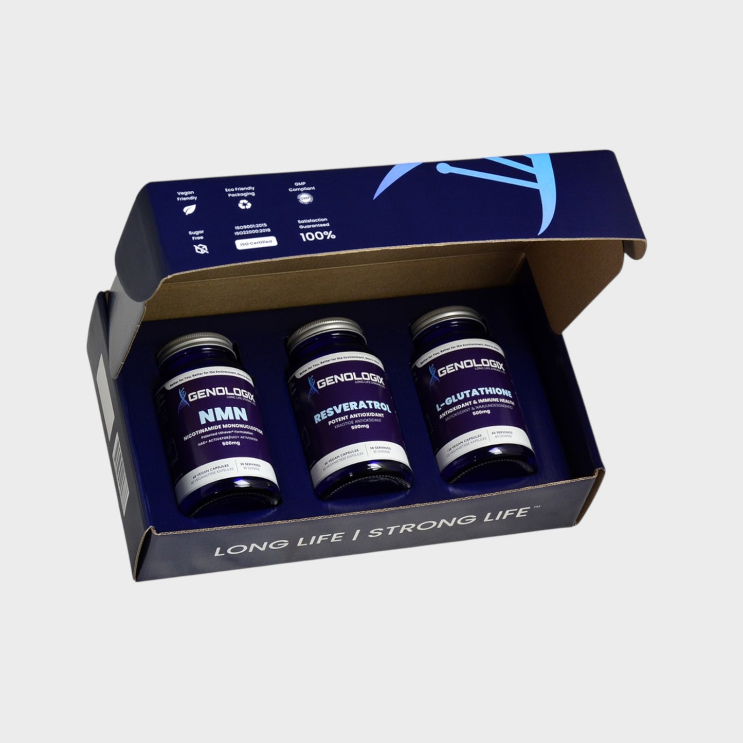 Eternity Longevity Wellness Goal Bundle (30 servings) | Genologix
