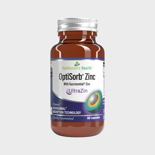 OptiSorb Zinc Patented Sucrosomial Zinc+Copper+Selenium Gut-Friendly 60s | Neogenesis Health