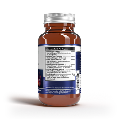 INSUGEN | 600mg Berberine + 200mg Gymnema, Pterostilbene, Banaba Leaf 60s | Neogenesis Health