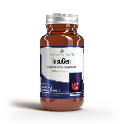 INSUGEN | 600mg Berberine + 200mg Gymnema, Pterostilbene, Banaba Leaf 60s | Neogenesis Health