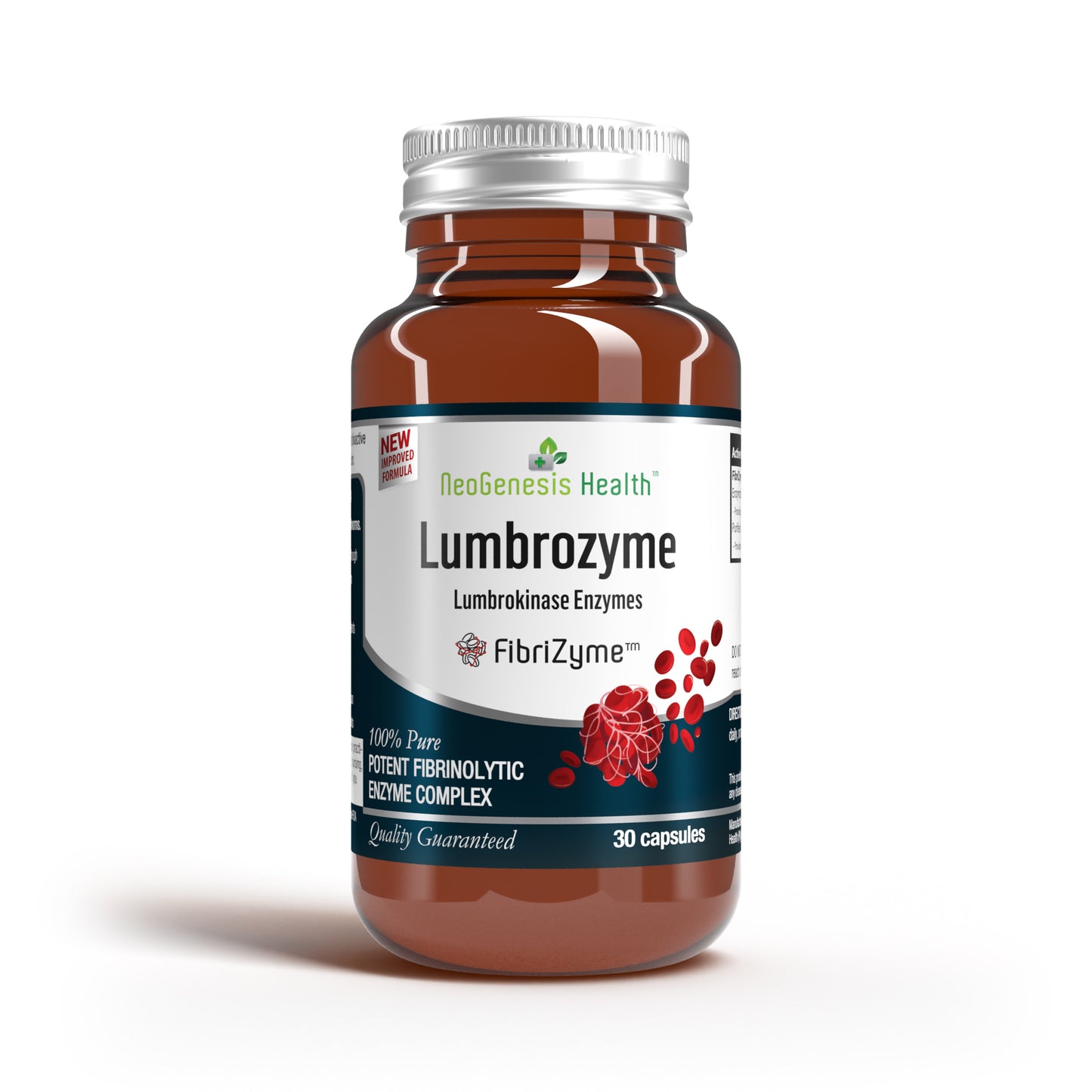 Lumbrozyme (Lumbrokinase Fibrinolytic Enzyme) 30s | Neogenesis Health