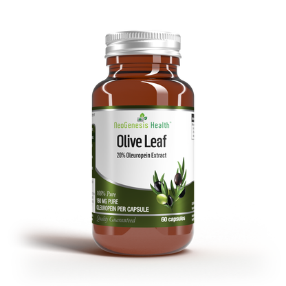 Olive leaf 10:1 extract 8000 mg per capsule with 160mg Oleuropein 30s | Neogenesis Health