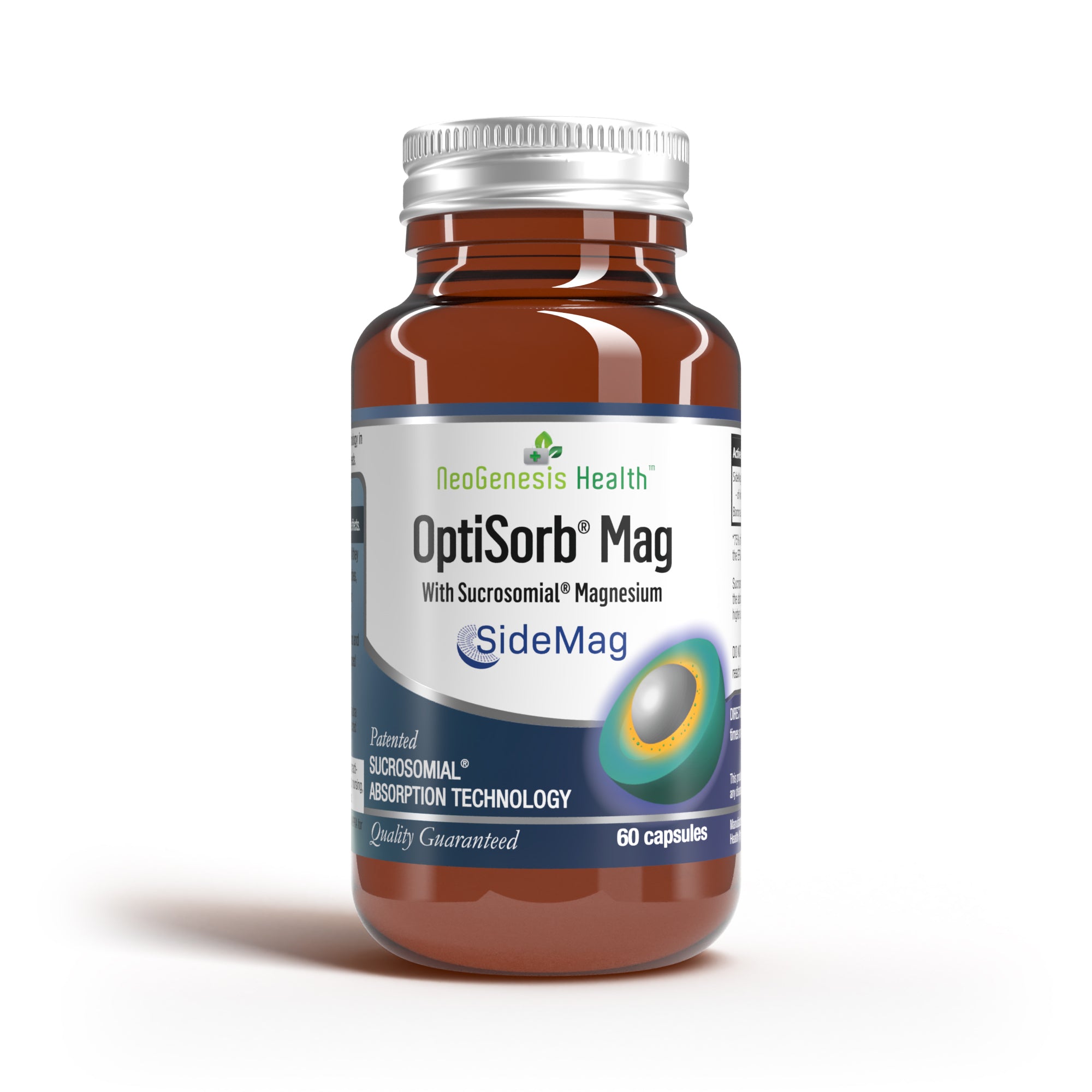 Optisorb OptiSorb Sucrosomial Magnesium - Patented High dose with Boron 60s | N ...