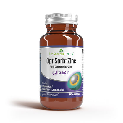 OptiSorb Zinc Patented Sucrosomial Zinc+Copper+Selenium Gut-Friendly 60s | Neogenesis Health