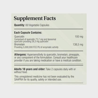 Phytopure® Quercetin + Bromelain 60s | Phytoceutics
