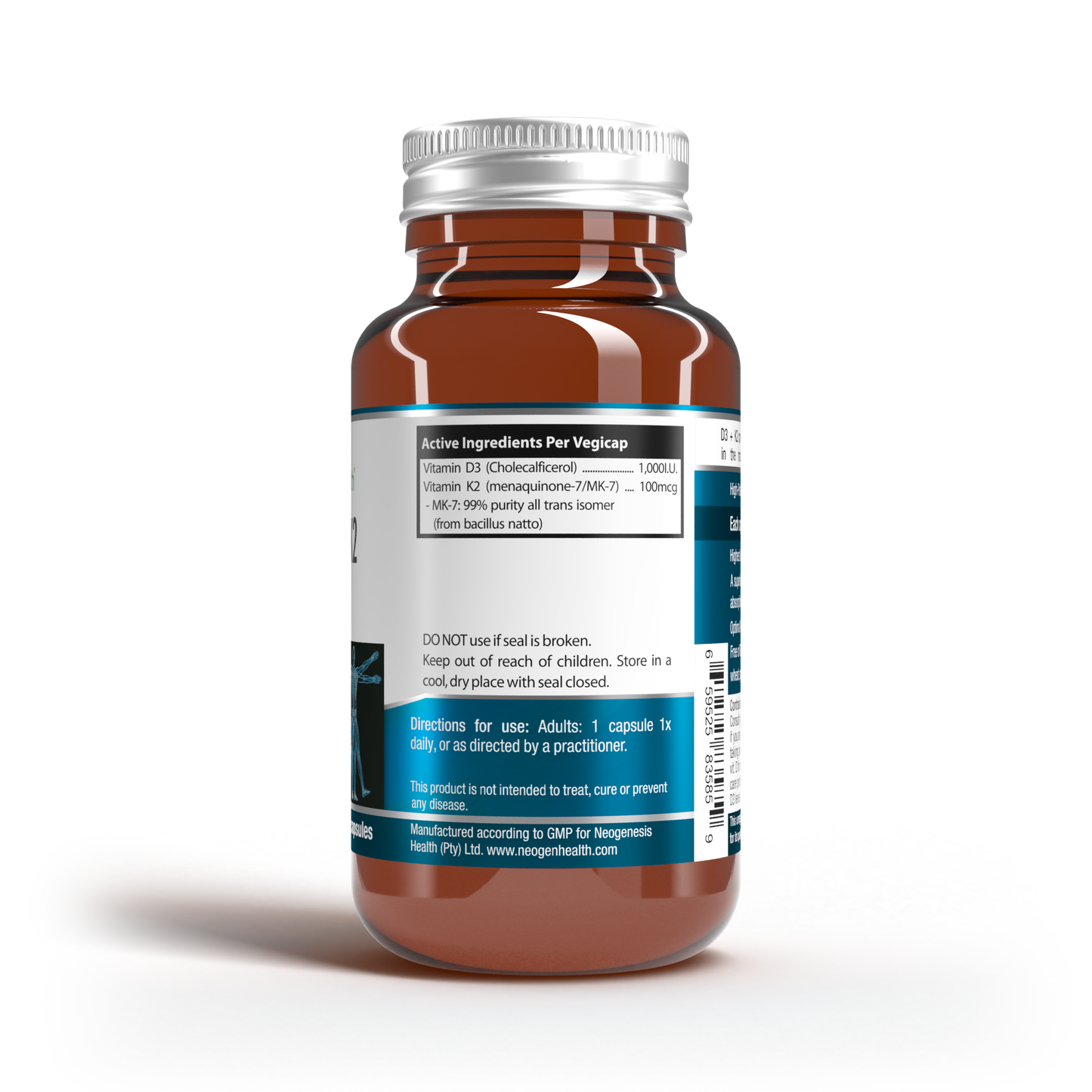 Pure D3 + K2 60s | Neogenesis Health