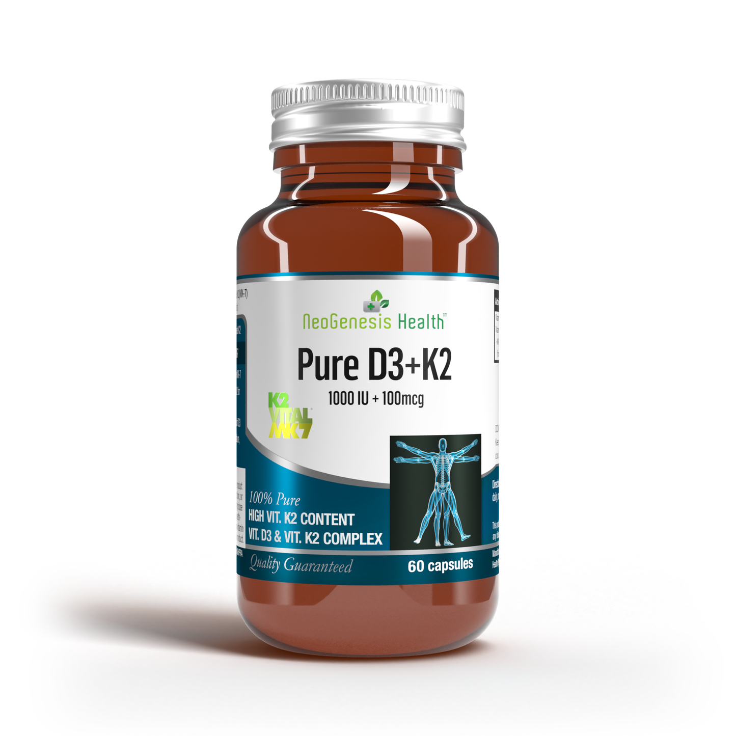 Pure D3 + K2 60s | Neogenesis Health