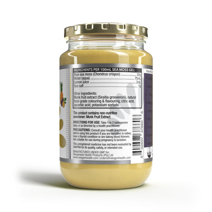 Sea Moss Gel Pineapple and Passion fruit 375ml | Neogenesis Health