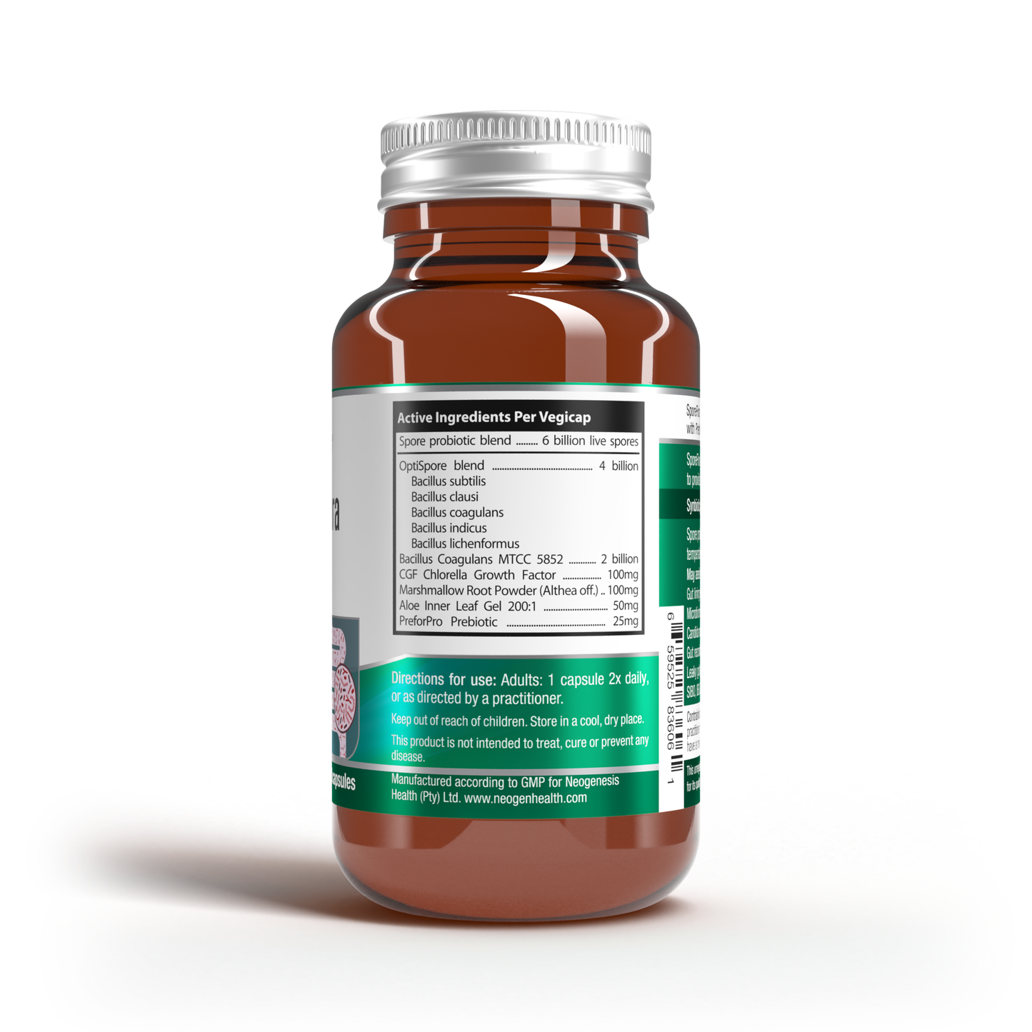 SporeFlora | 12 Billion Spore Probiotic | Gut Health 60s | Neogenesis Health