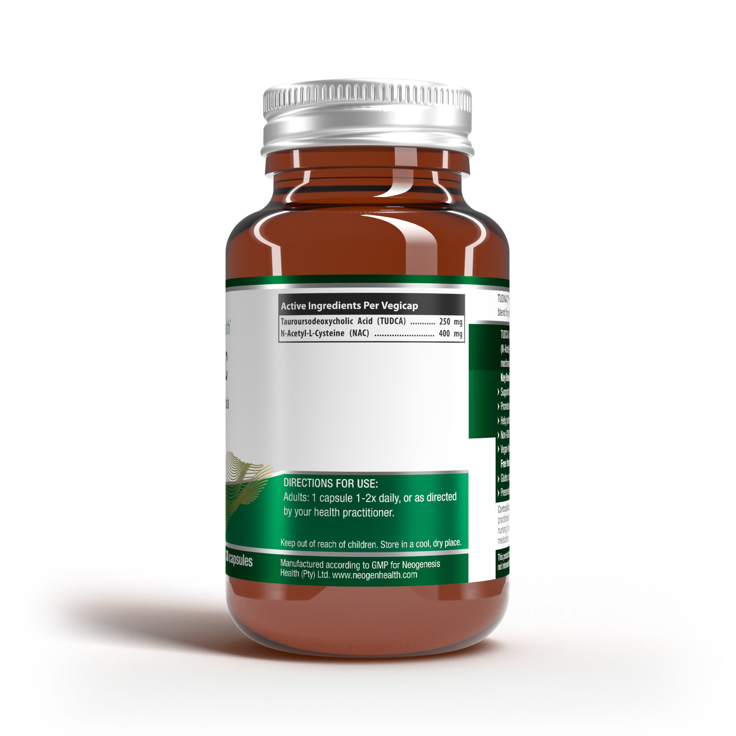 TUDNAC | 400mg NAC + 250mg TUDCA | Liver Detox & Cellular Defense 30s | Neogenesis Health